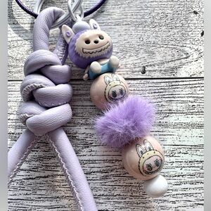 One of One Labubu Purple Bag Charm